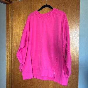 Women’s FP Movement oversized fleece, size S